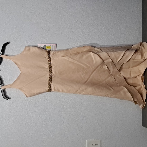 Rare Edition Big Girls Sleeveless Charmeuse High-Low Gown - Picture 3 of 9